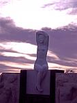 Purple Goddess - a statue at Hearst Castle near Camino, CA - photoshopped to a lovely shade of purple.