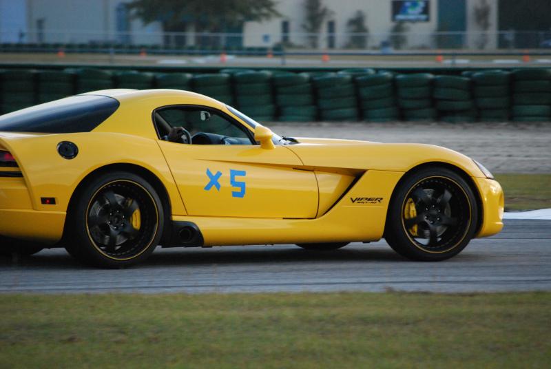 the viper coming down the straight at CMP