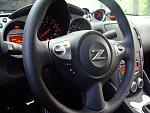 Nice dash shot. Is it just me or is the Z steering wheel actually kinda large?