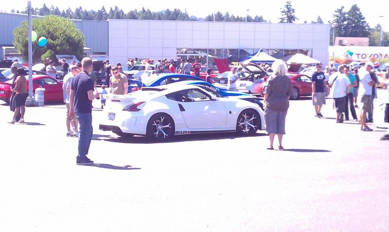 Me at the Nissan Mitsubishi meet in Olympia August 20