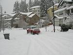 Playing in the snow during freak 08 Portland OR storm.