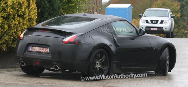 Nissan 370z spotted near Nrburgring track in Germany 10.08.08