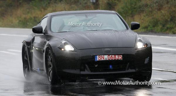 Nissan 370z spotted near Nrburgring track in Germany 10.08.08