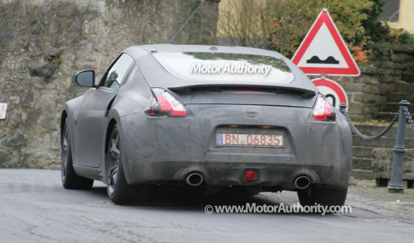 Nissan 370z spotted near Nrburgring track in Germany 10.08.08