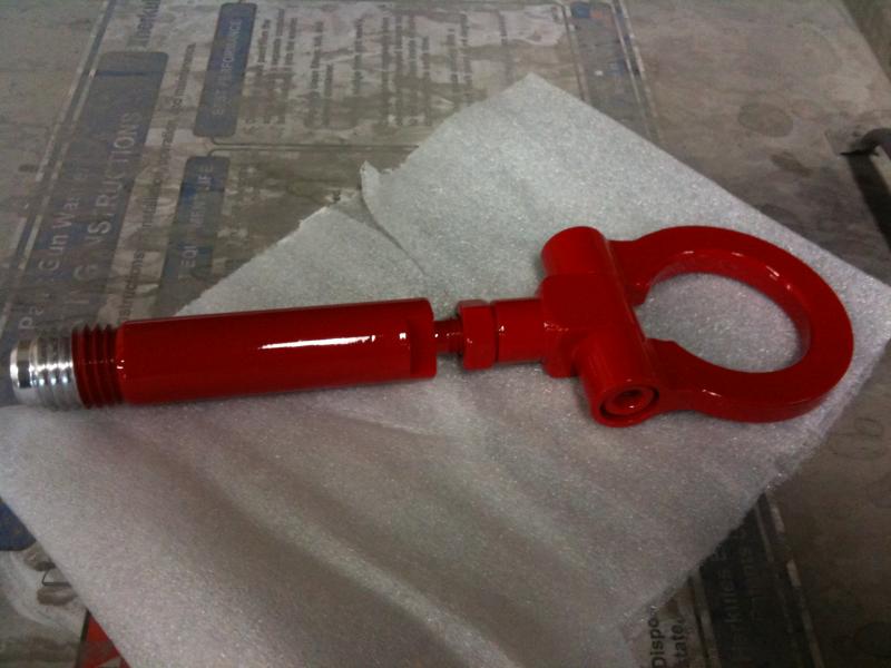 Red Tow Hook Paint All Red