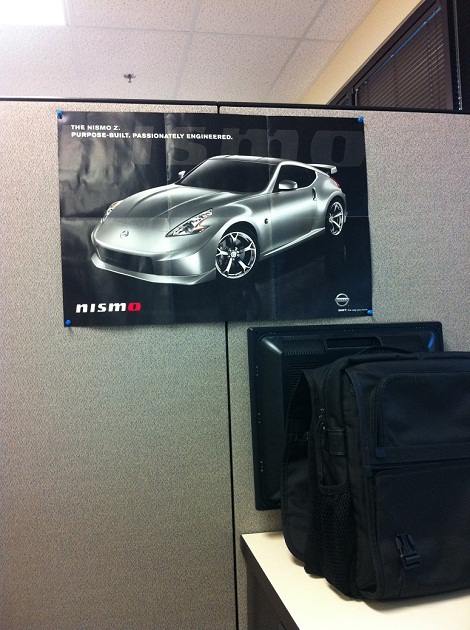 Nismo poster on my office wall.
