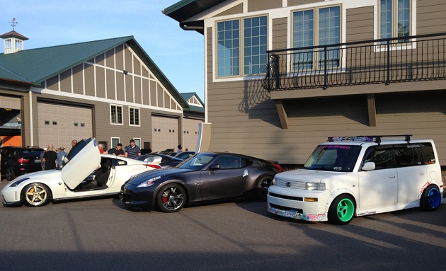 First time at the Minneapolis Cars and Coffee and 'The Toaster' parks next to me. It is actually owned by a friend of my son's. LOL.