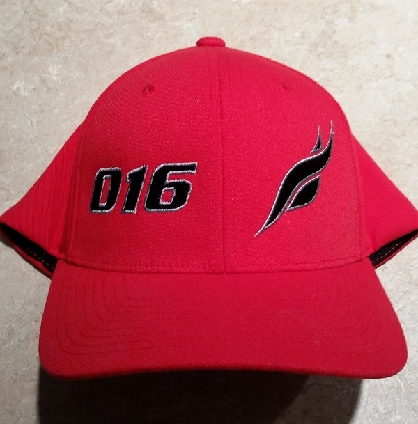 Finally got around to digitizing my Fast Intentions turbo number in the Fast Intentions font and put it on my Fast Intentions hat! Yes...I'm a dork!