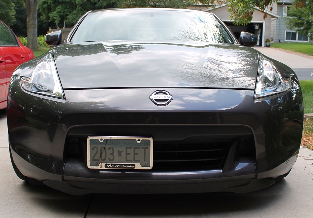 August '13: After installing license plate cover.