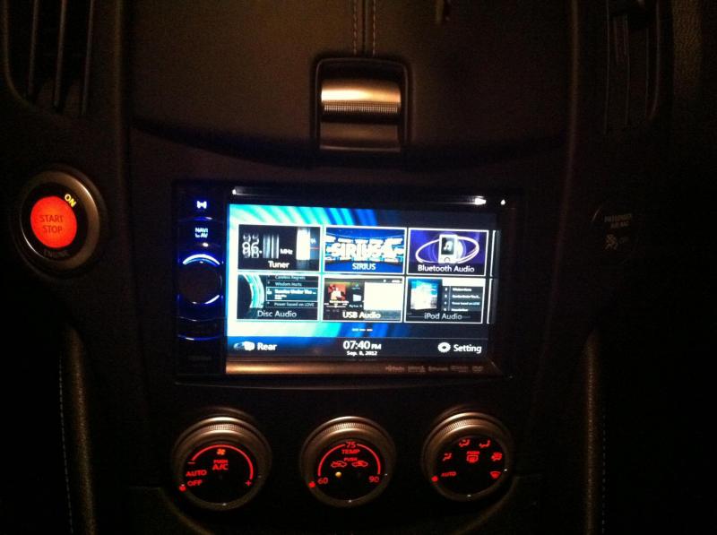 clarion head unit with navi, back up cam, and a bunch of other goodies