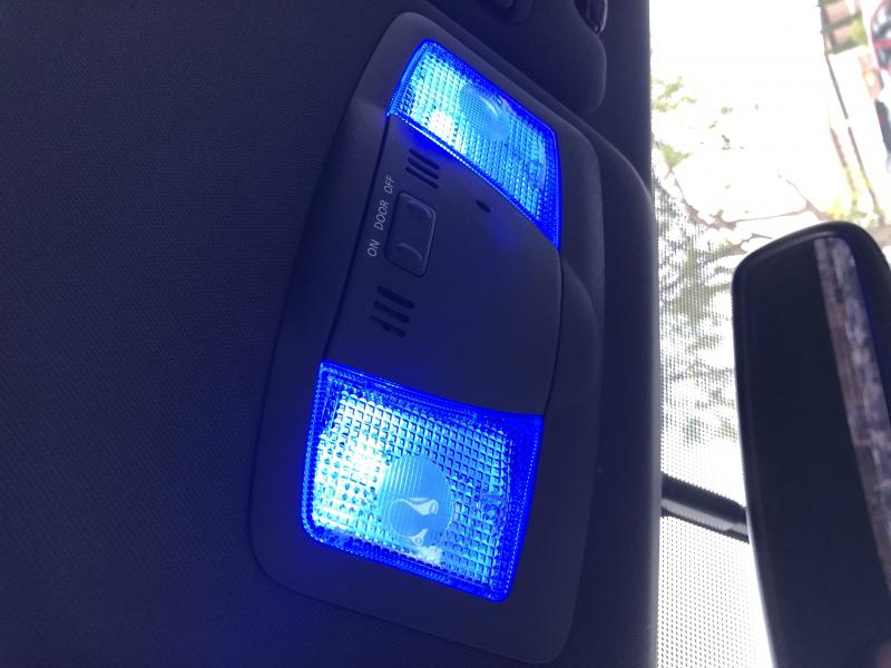 starting off slow with clear map lights and blue led