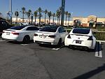 My best friends at work. 
audi A5, BMW 335I and my 370Z