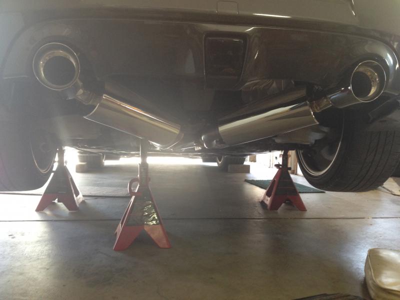 F.I. Exhaust install