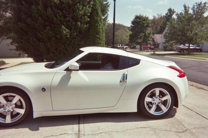 Pearl looking good in my driveway.