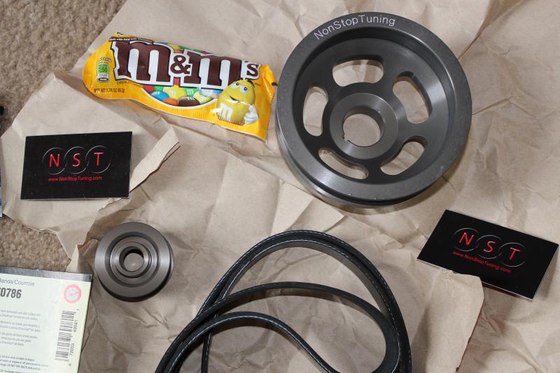 UD Pulley + Alternator Pulley + Belt + m&m complimentary with purchase :)