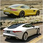 AMG GT and F-Type Buttshots 2