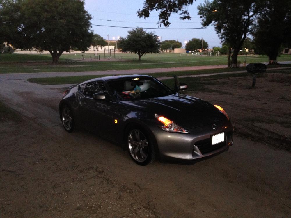My Z pulled up in front of the barracks