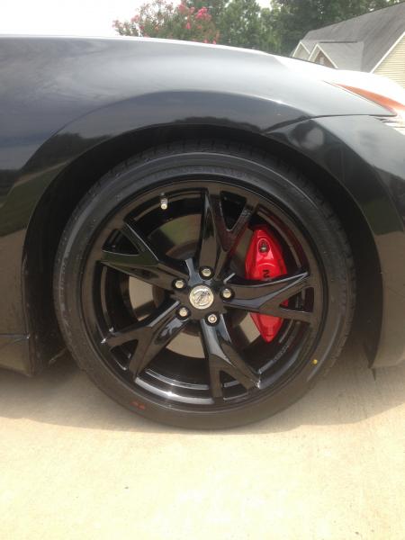 Powdercoated rims & calipers