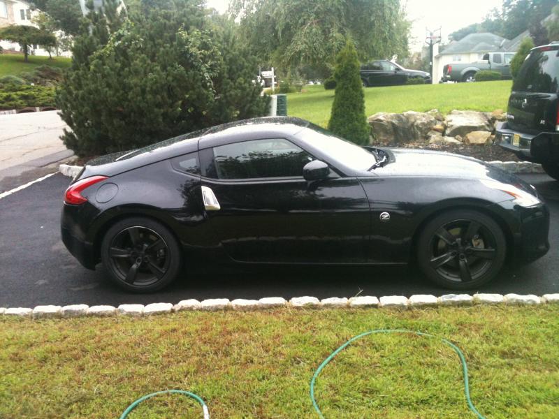 Older picture: month after the black paint job
