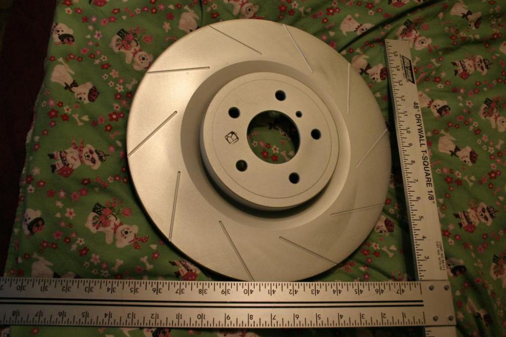 Frontside of Stoptech sport replacement rotor