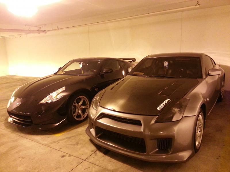 With girlfriend's 350z