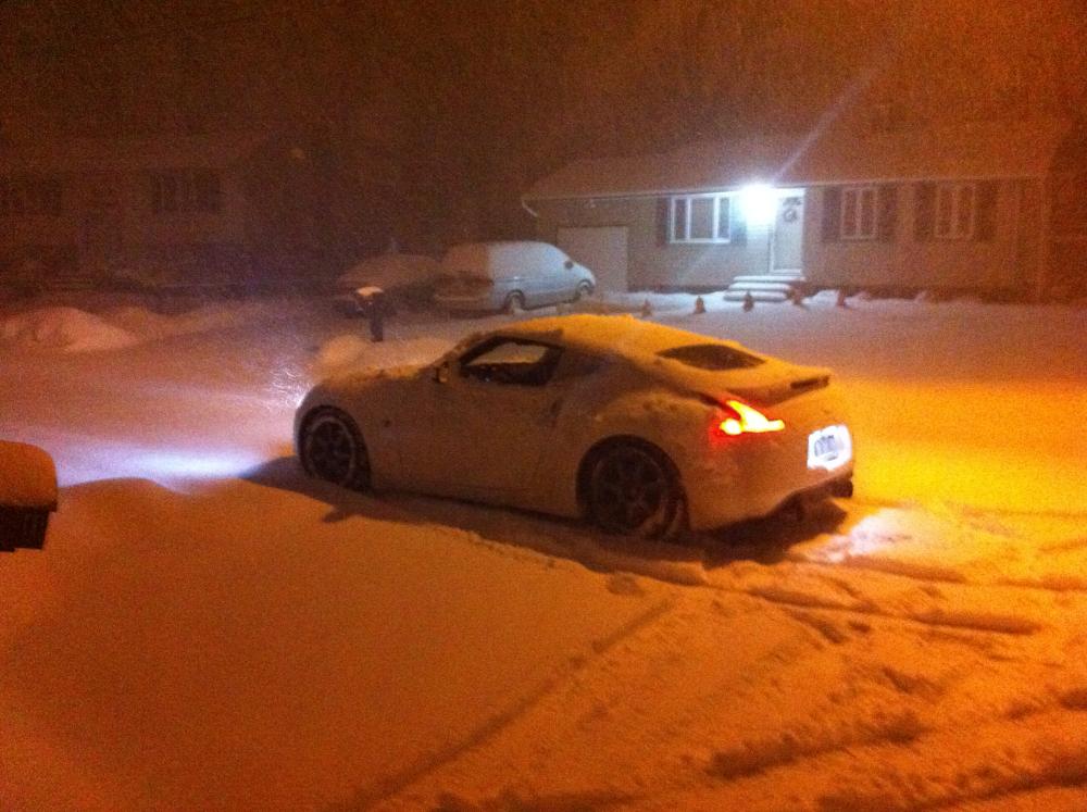 About to take a cruise to test out the blizzacks