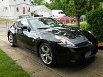 My 370Z with my RX-8 in the background.