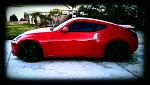 Blacked Out Red 370z