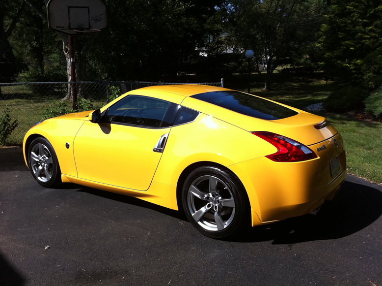 2009 Nissan 370z yellow #9