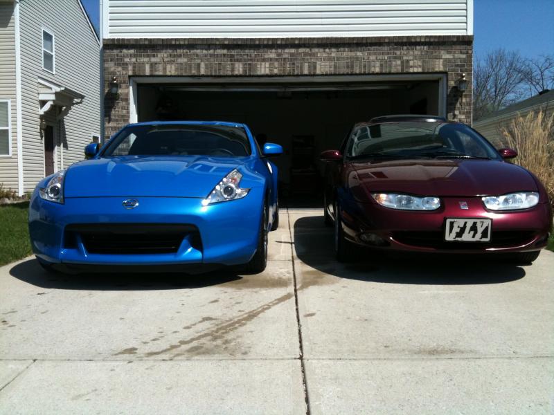 My new Z and my daily driver Saturn