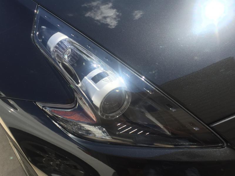 Painted black headlights