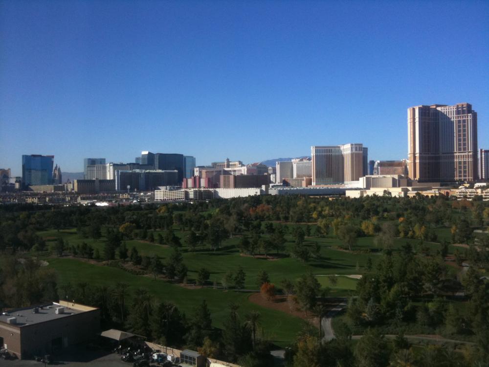Hotel view in Vegas