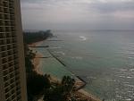 Hotel view in Honolulu
