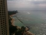 Hotel view in Honolulu