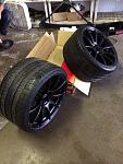 The Rear wheels 20x12 Forgestar CF10 mated to 325/25/20 Michelin Super Sports