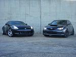 My Z and my buddy's STI