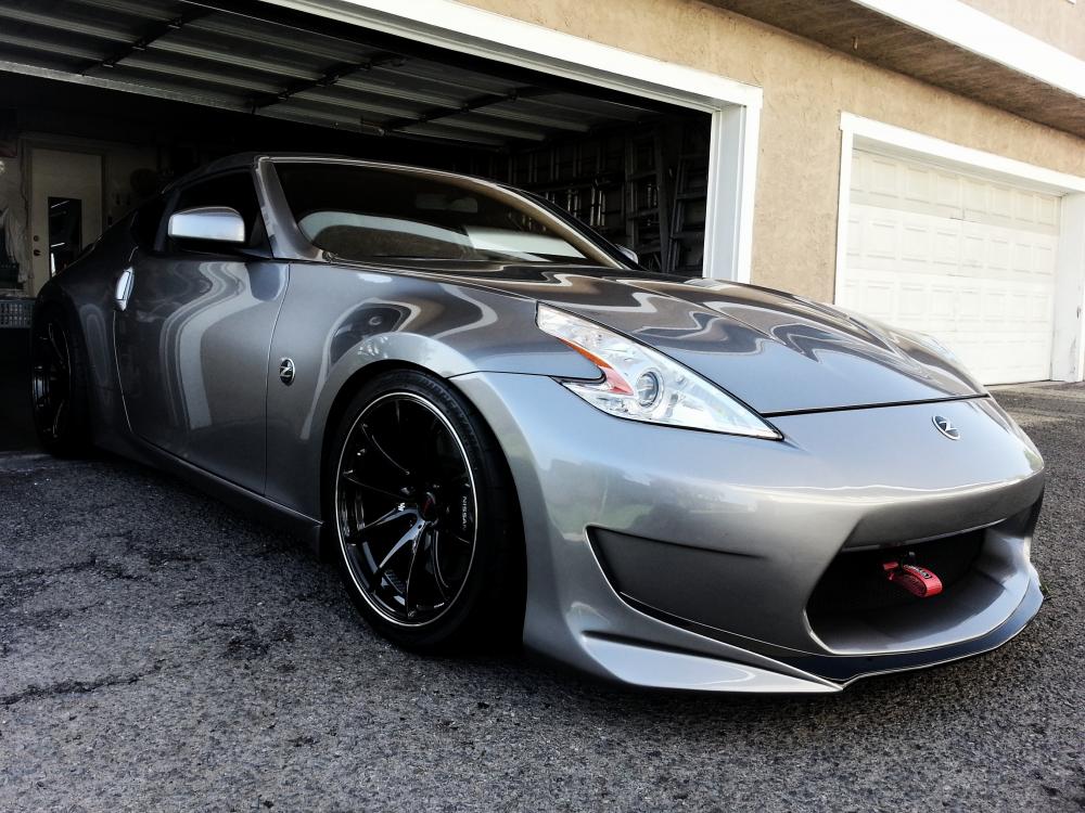 Nissan 370z Tuning черный