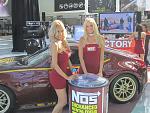 NOS models with the car