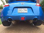 Project G 370Z exhaust installed