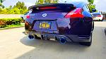 Rear Seibon CF diffuser and very hard to find OEM color matched Nismo underspoiler fender canyards.