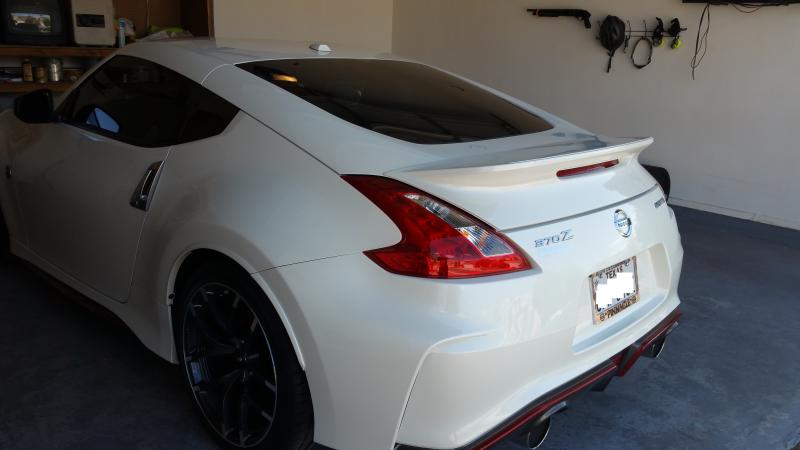 16 370Z nismO After ~ 300 mile drive back home, finally home sweet home. Got a wash too.