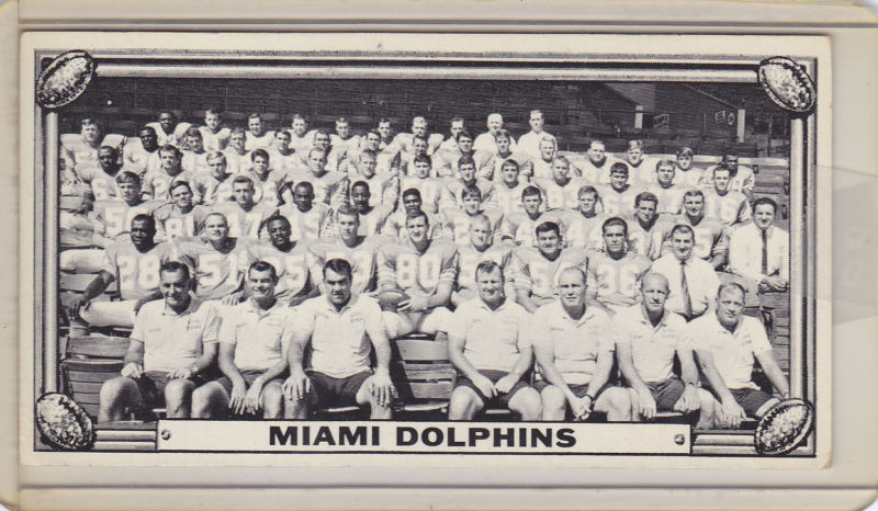 1968 MIAMI DOLPHINS ....