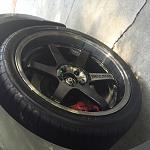 VOLKS 19" Limited edition double pressed black TE37SL