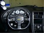 sparco steering wheel on a mustang..lol