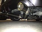 Fast Intentions Carbon Fiber exhaust with 18" Resonators