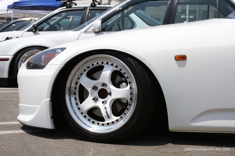 white honda s2000 work meister wht 3pc