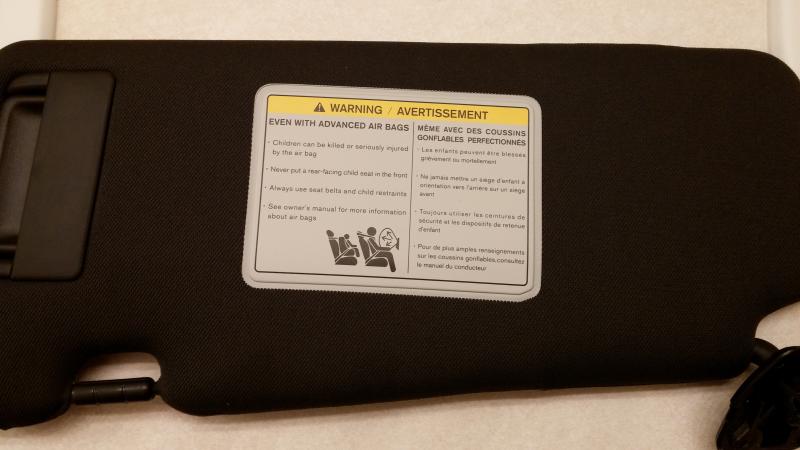 370z clearance sun visor