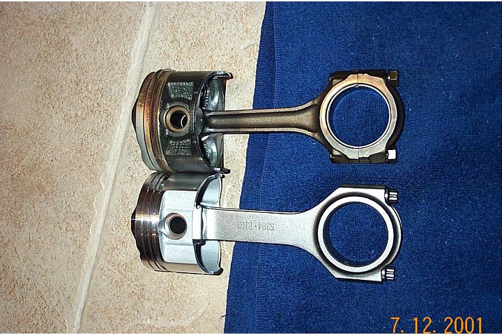 Honda je pistons eagle rods #4