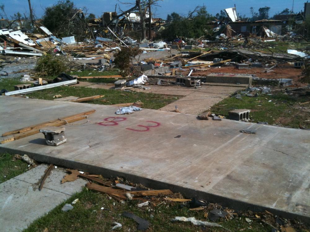 Home place after April 2011 tornado