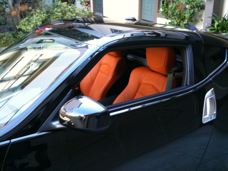 I love the persimmon interior.  I wasn't so sure at first, but when I saw it in person I had to have it.